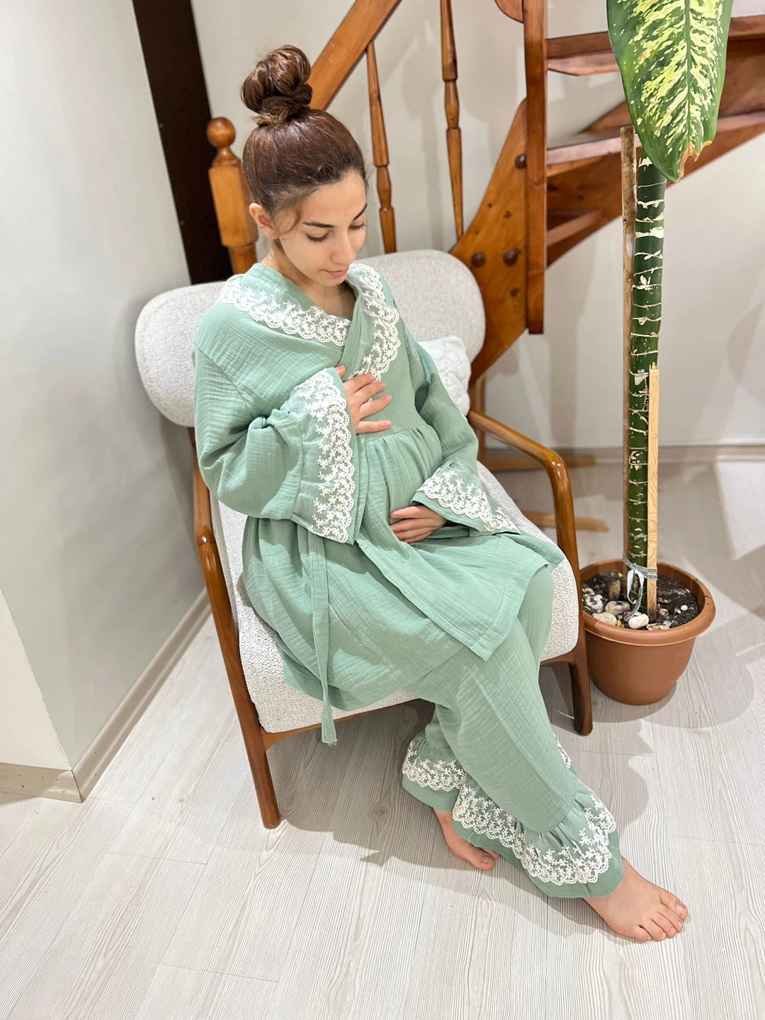 Pijama Takımı | Lohusa Takımı | Çağla | Princess Serisi