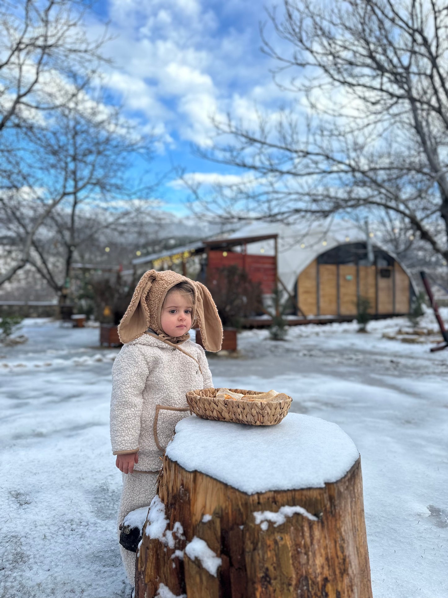 Snow Bebek Takım (Şapka Hediyeli)