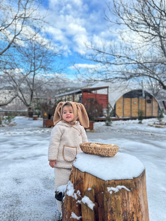 Snow Bebek Takım (Şapka Hediyeli)