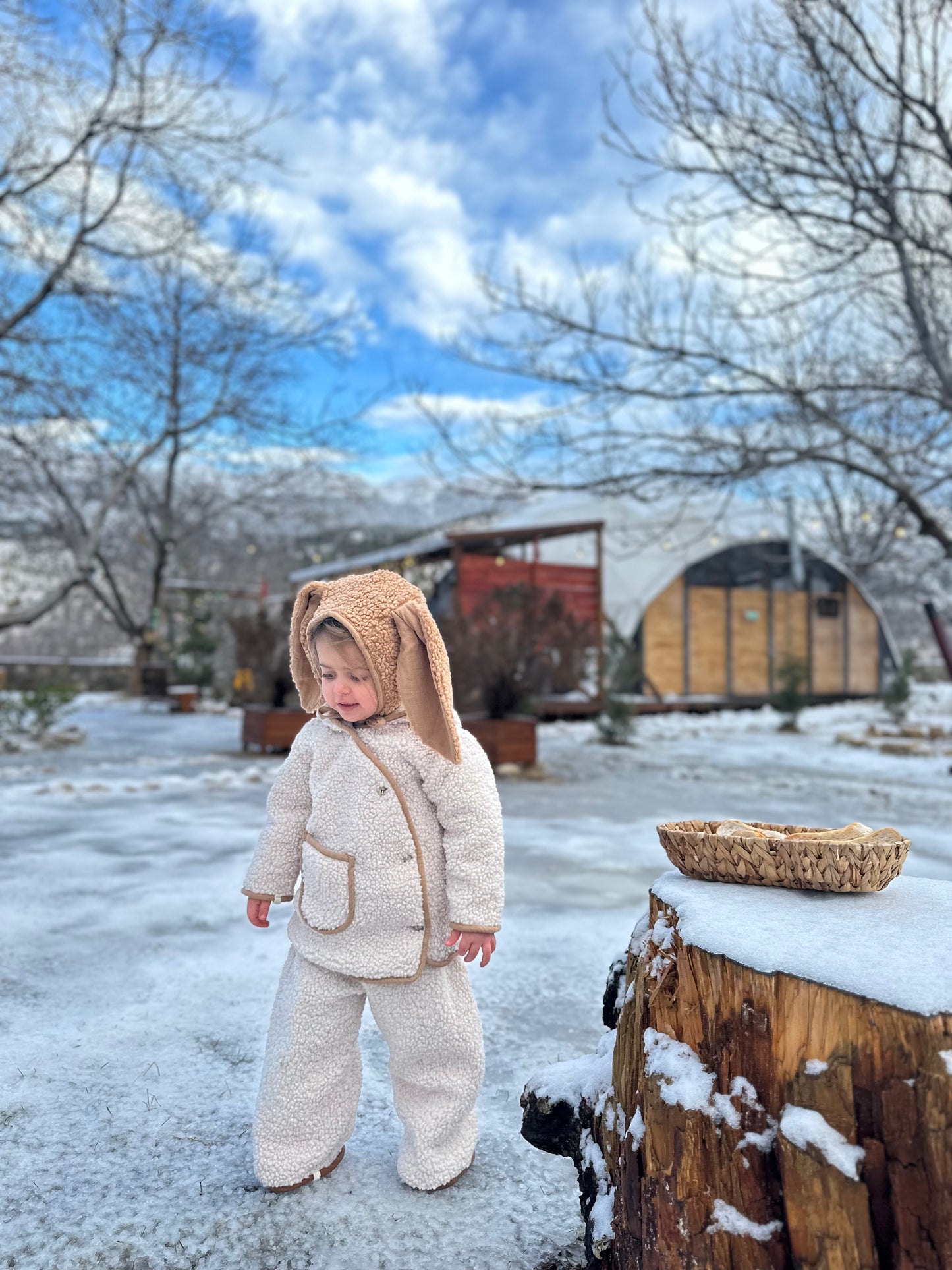 Snow Bebek Takım (Şapka Hediyeli)