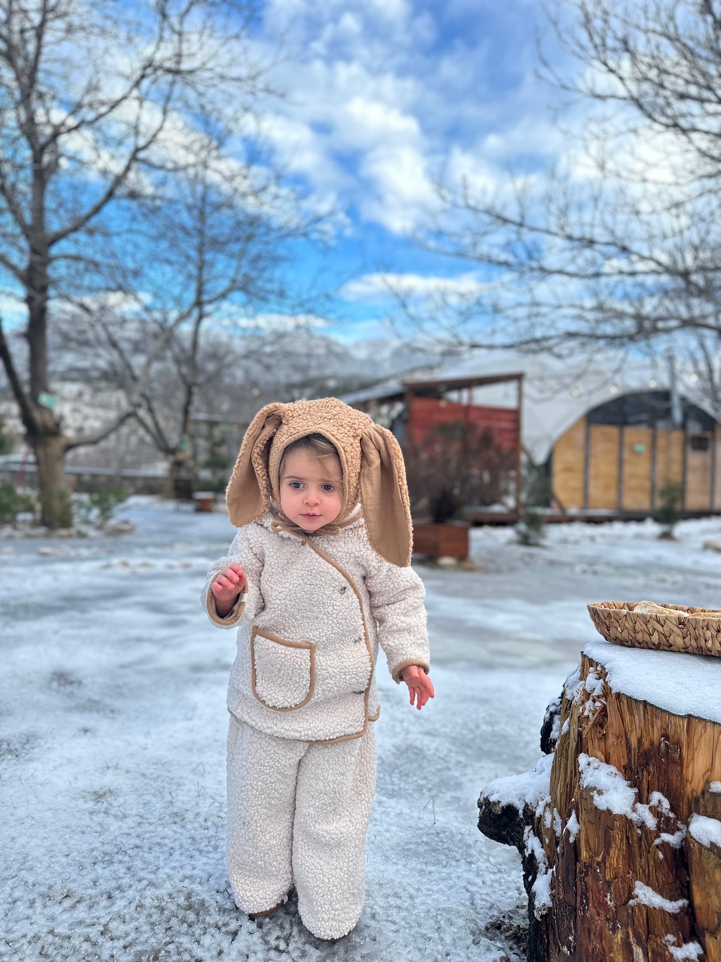 Snow Bebek Takım (Şapka Hediyeli)