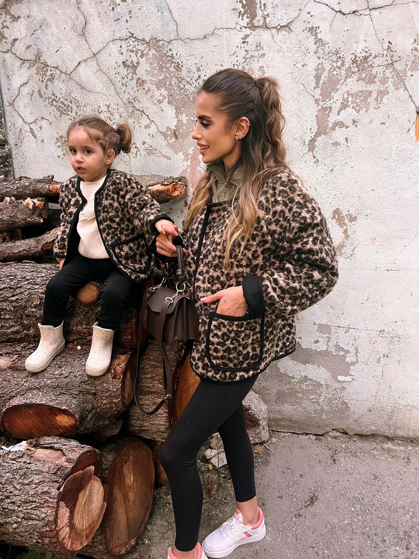 Leopar Bebek Ceket