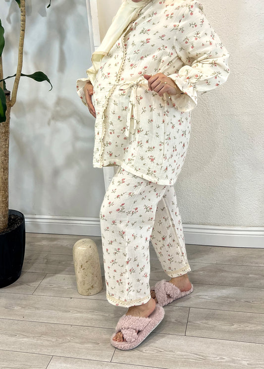 Flowers Anne Pijama Takımı
